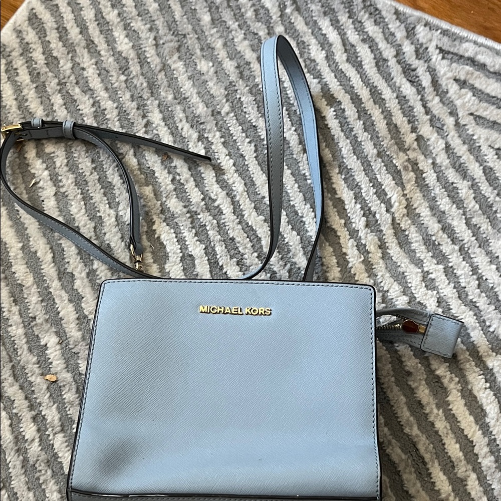 Michael Kors Light Blue Crossbody Bag